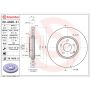 Brembo 09.A828.21 Premium Coated Vented Brake Rotor