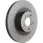 Brembo 09.A921.1X Premium UV Coated Xtra Cross Drilled Brake Rotor