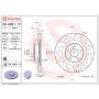 Brembo 09.A921.1X Premium UV Coated Xtra Cross Drilled Brake Rotor
