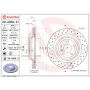 Brembo 09.A959.21 Premium Coated Vented Brake Rotor