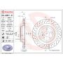 Brembo 09.A961.21 Premium Coated Vented Brake Rotor