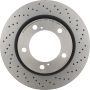 Brembo 09.A966.1X Premium UV Coated Xtra Cross Drilled Brake Rotor