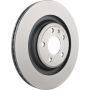 Brembo KT00622 Brembo ceramic brake pad and UV coated vented  brake disc kit