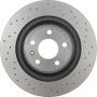 Brembo 09.B040.1X Premium UV Coated Xtra Cross Drilled Brake Rotor