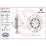 Brembo KT00937 Brembo ceramic brake pad and floating PVT drilled brake disc kit