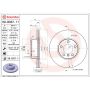 Brembo 09.B337.11 Premium Coated Vented Brake Rotor