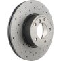 Brembo 09.B337.2X Premium UV Coated Xtra Cross Drilled Brake Rotor