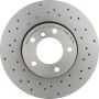 Brembo 09.B337.2X Premium UV Coated Xtra Cross Drilled Brake Rotor