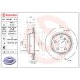 Brembo 09.B338.11 Premium Coated Vented Brake Rotor