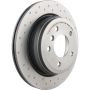 Brembo 09.B338.2X Premium UV Coated Xtra Cross Drilled Brake Rotor