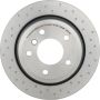 Brembo 09.B338.2X Premium UV Coated Xtra Cross Drilled Brake Rotor