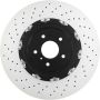 Brembo 09.B386.13 Premium Floating Two Piece UV Coated Vented Drilled And Slotted Brake Rotor