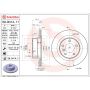 Brembo 09.B414.11 Premium Coated Vented Brake Rotor