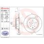 Brembo 09.B522.11 Premium Coated Vented Brake Rotor