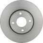Brembo KT00940 Brembo ceramic brake pad and UV coated vented  brake disc kit