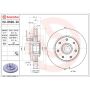Brembo 09.B599.20 Premium Vented Brake Rotor