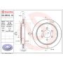 Brembo 09.B619.10 Premium Vented Brake Rotor
