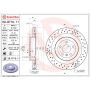 Brembo 09.B710.11 Premium Coated Vented Brake Rotor