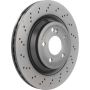 Brembo 09.B743.51 Premium UV Coated Rear Brake Rotor