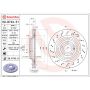 Brembo 09.B743.51 Premium UV Coated Rear Brake Rotor