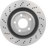 Brembo 09.B743.51 Premium UV Coated Rear Brake Rotor