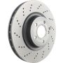 Brembo 09.B744.51 Premium UV Coated Front Brake Rotor