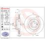 Brembo 09.B745.41 Premium Coated Vented Brake Rotor
