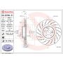 Brembo 09.B769.51 Premium UV Coated Front Brake Rotor