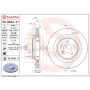 Brembo 09.B842.31 Premium Coated Vented Brake Rotor