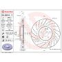 Brembo 09.B913.11 Premium Coated Vented Brake Rotor