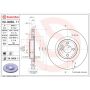 Brembo 09.B956.11 Premium Coated Vented Brake Rotor