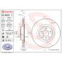 Brembo 09.B970.11 Premium Coated Vented Brake Rotor