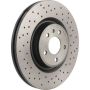 Brembo 09.B970.1X Premium UV Coated Xtra Cross Drilled Brake Rotor
