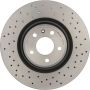 Brembo 09.B970.1X Premium UV Coated Xtra Cross Drilled Brake Rotor