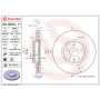 Brembo KT00A00 Brembo ceramic brake pad and UV coated PVT  brake disc kit