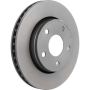 Brembo KT00786 Brembo ceramic brake pad and UV coated vented  brake disc kit