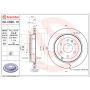 Brembo 09.C020.10 Premium Vented Brake Rotor