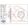 Brembo 09.C064.11 Premium Coated Vented Brake Rotor
