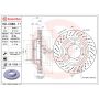 Brembo 09.C088.11 Premium Coated Vented Brake Rotor