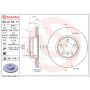 Brembo 09.C116.11 Premium Coated Vented Brake Rotor