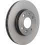 Brembo KT00890 Brembo ceramic brake pad and UV coated vented  brake disc kit