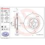 Brembo KT00798 Brembo ceramic brake pad and UV coated PVT  brake disc kit
