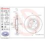 Brembo 09.C219.41 Premium Coated Vented Brake Rotor