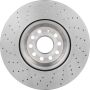Brembo KTX0138 Brembo ceramic brake pad and Xtra PVT drilled brake disc kit