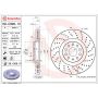 Brembo KTX0139 Brembo ceramic brake pad and Xtra PVT drilled brake disc kit