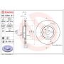 Brembo 09.C391.21 Premium Coated Vented Brake Rotor