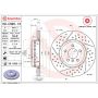 Brembo 09.C395.13 Premium Vented Composite Brake Rotor