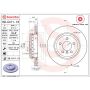 Brembo KT00B10 Brembo ceramic brake pad and composite vented  brake disc kit