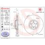 Brembo 09.C412.13 Premium Vented Composite Brake Rotor