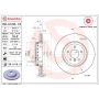 Brembo KT04505 Brembo low-met brake pad and composite vented  brake disc kit